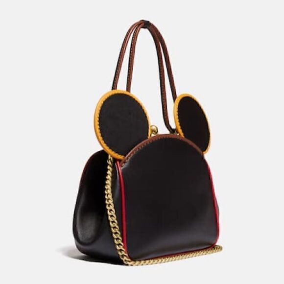 COACH Disney Mickey Mouse X Keith Haring Kisslock Bag Limited Edition Giftable! - Picture 2 of 14